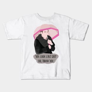 Klaus Hargreeves "You look like shit" Kids T-Shirt